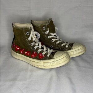 Converse Chuck 70 High Top x Comme des Garcons Play Multi Heart 2019